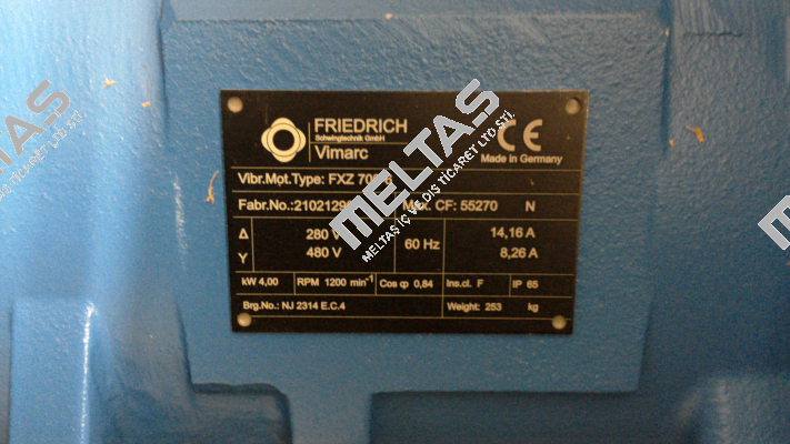 p/n: 00200036 type: FXZ 700-6 Vimarc