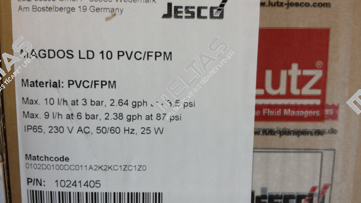 MAGDOS LD10 PVC/FPM Jesco