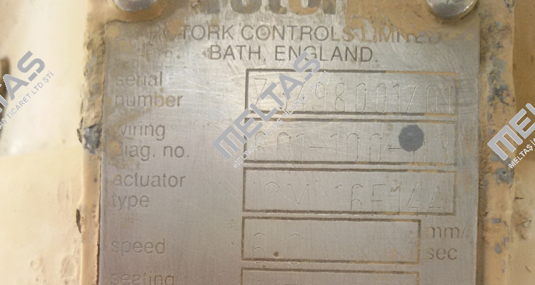 IQML 16 F14A, S/N 73498001/01  Rotork