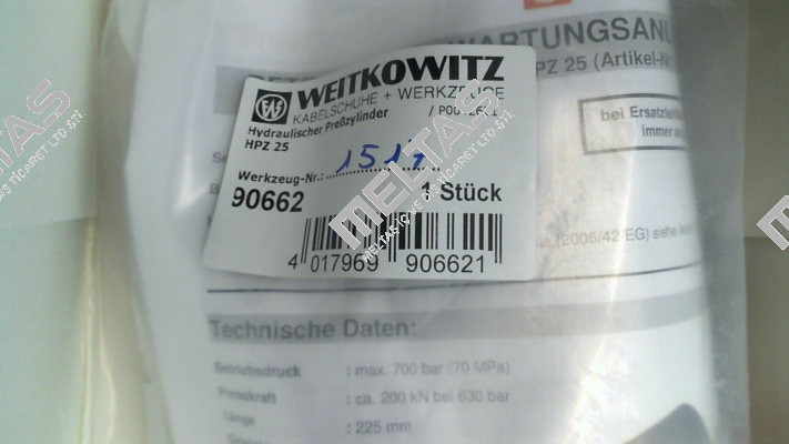 HPZ 25 (S. 197, 198) Art.-Nr. 90662 WEITKOWITZ