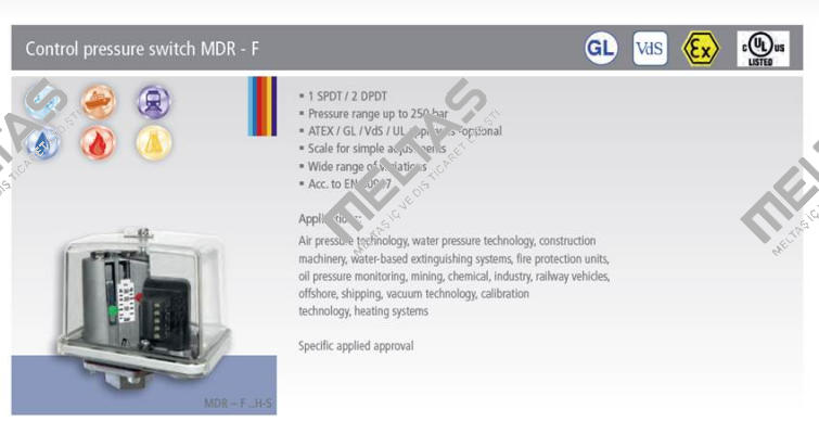 Art.No. 253587, Type: MDR-F 16H-S  Condor