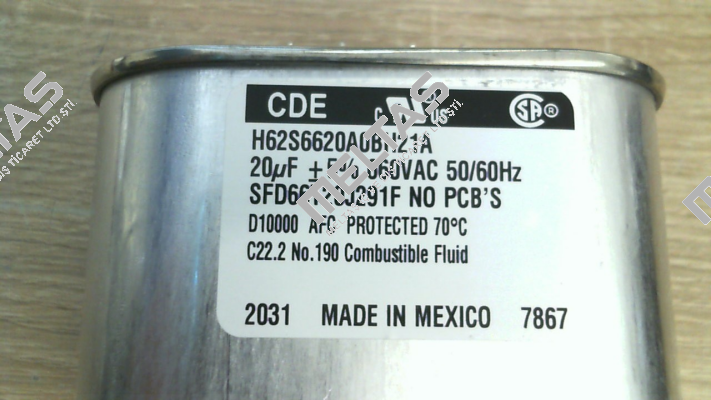 H62S6620A0BH Aerovox