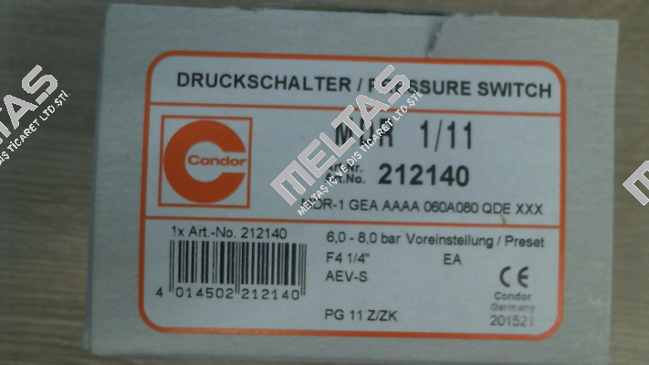 212140 / MDR-1 GEA AAEA 060A080 QDE XXX Condor