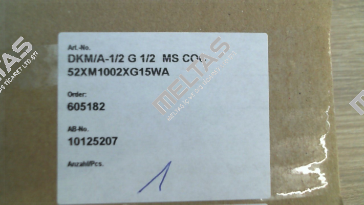 DKM/A-1/2 G 1/2" Meister