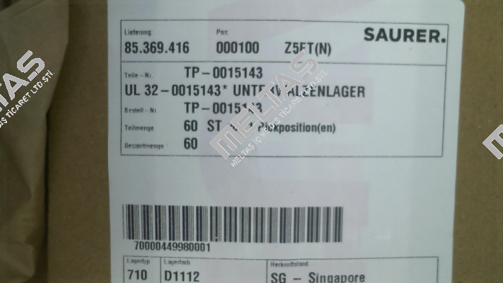 UL 32-0015143 Texparts