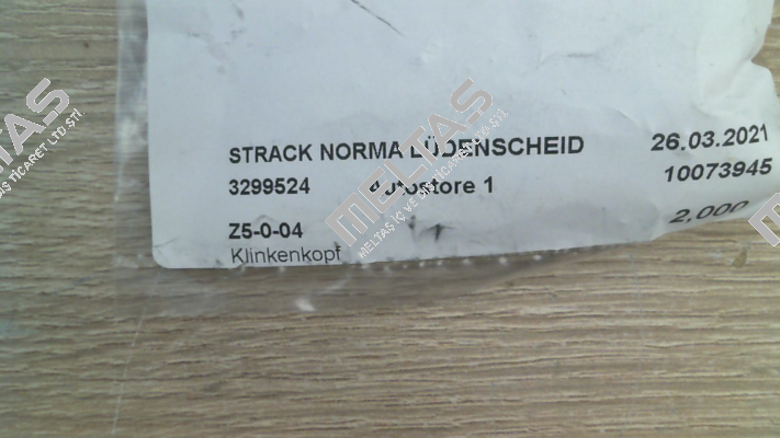 p/n: 69999; Type: Z5-0-04 Strack