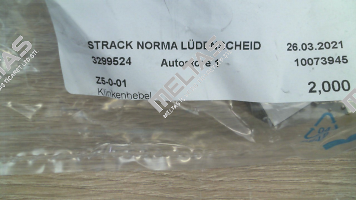 p/n: 69996; Type: Z5-0-01 Strack