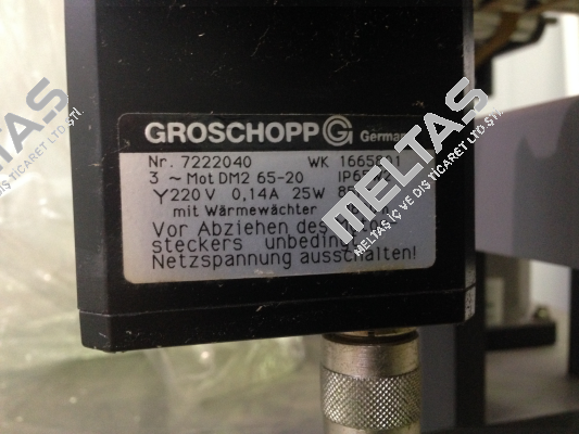 DM2 65-20/E1 (10:1)  Groschopp