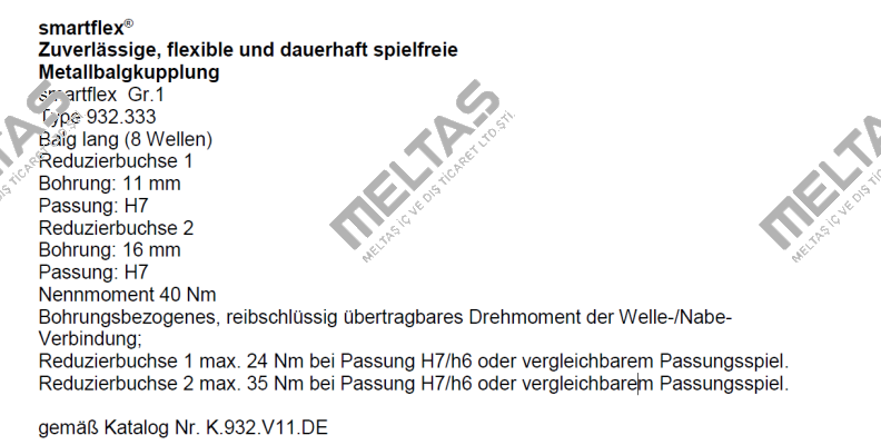 smartflex Type 932.333 Mayr