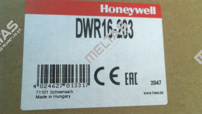 DWR16-203 FEMA
