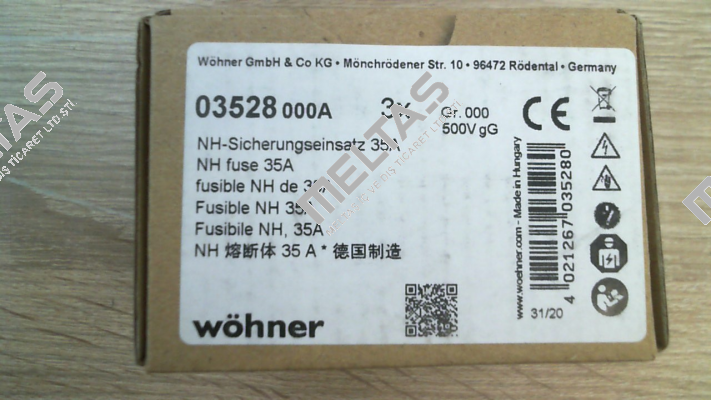 03528 (pack x3) Wöhner