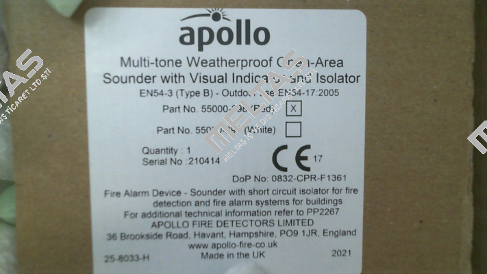 55000-29 Apollo