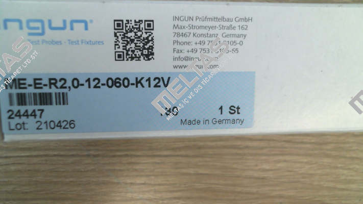 24447 (ME-E-R2,0-12-060-K12V) Ingun