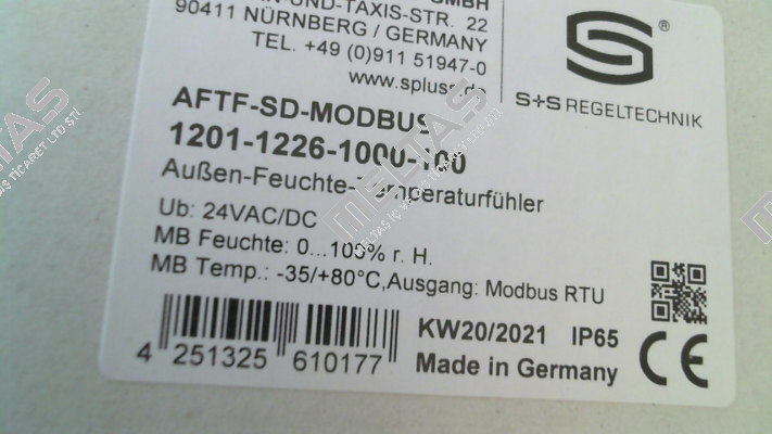 1201-1226-1000-100 S+S REGELTECHNIK