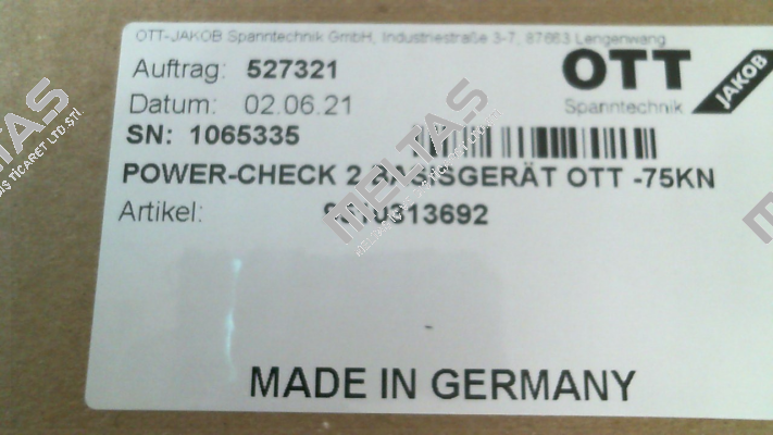 9510313692 OTT-JAKOB