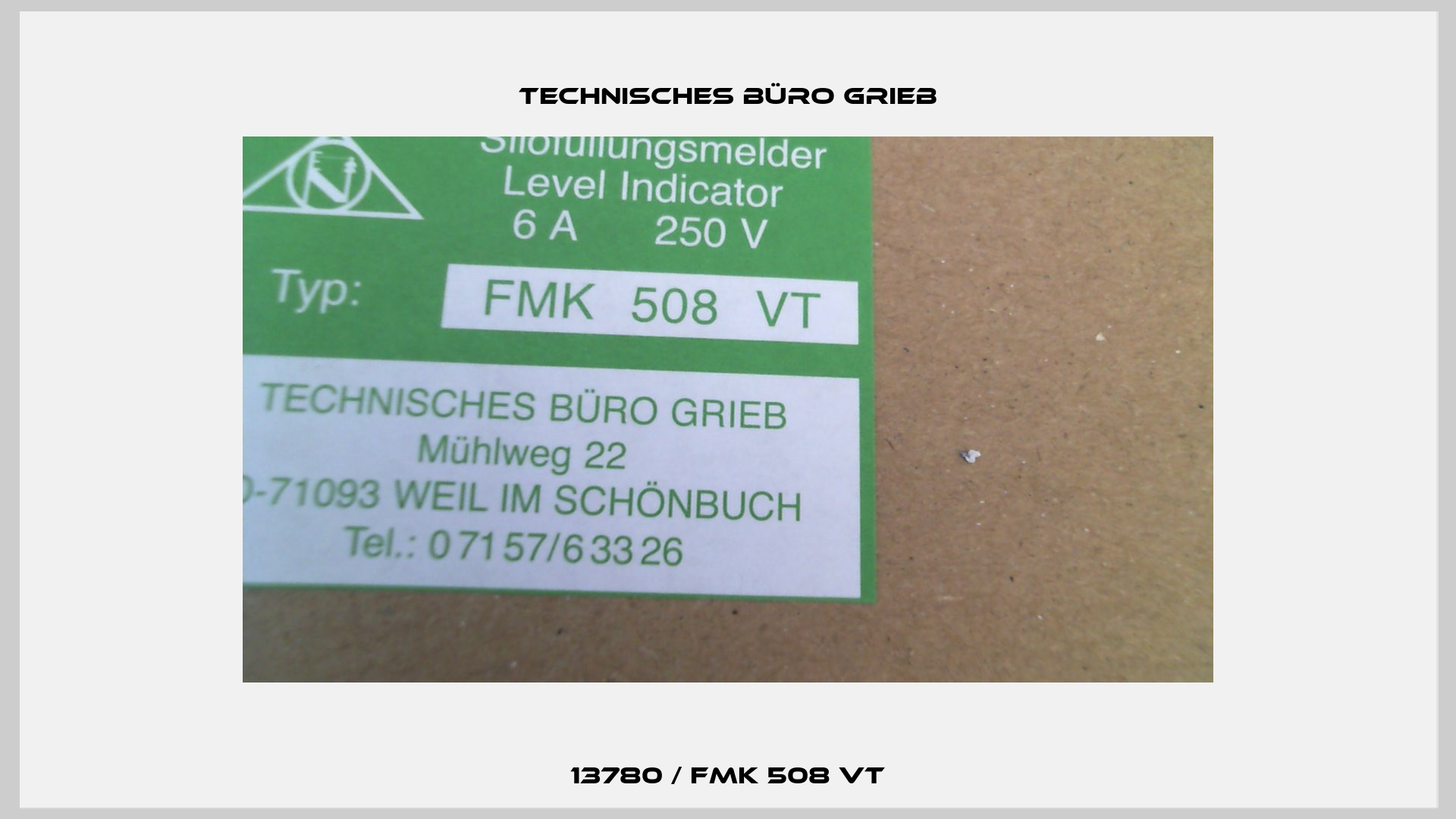 13780 / FMK 508 Vt Technisches Büro Grieb