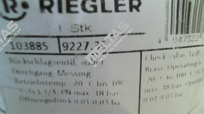 103885 / 9227.35 Riegler