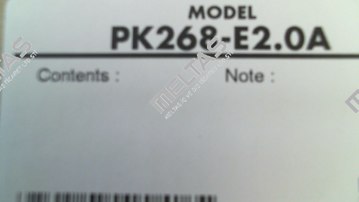 PK268-E2.0A Vexta