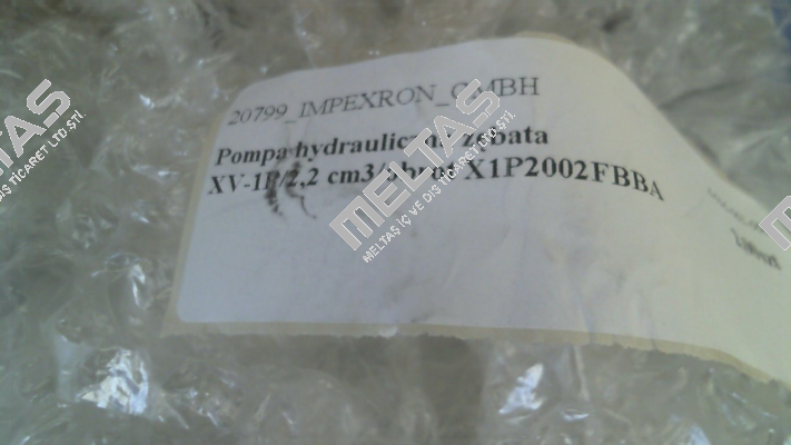 XV-1P/2.2 cm3/rev X1P2002FBBA Vivoil Oleodinamica Vivolo