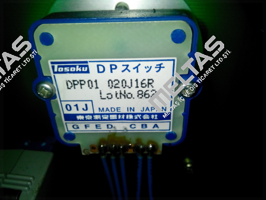 DPP01020J16R Lot. No 862  TOSOKU