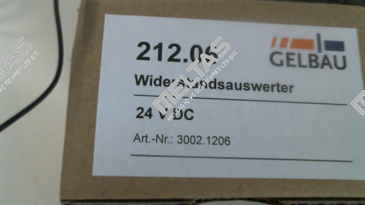 212.06 (Article code: 3002.1206) Gelbau