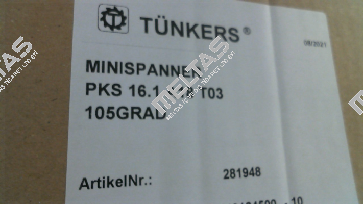 PKS 16.1 A18 T03 Tünkers