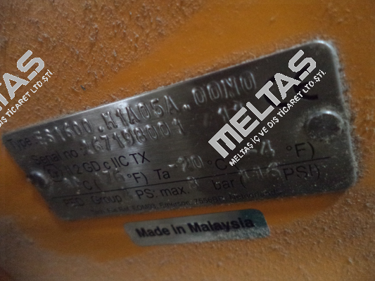 Type: ES1600.M1A05A.00N0  Elomatic
