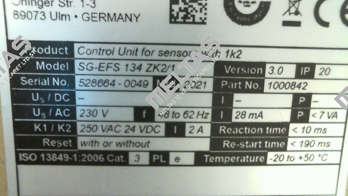 SG-EFS 134 ZK2/1(1000842) Mayser