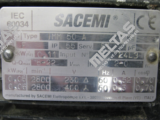 IMM 50/A  Sacemi
