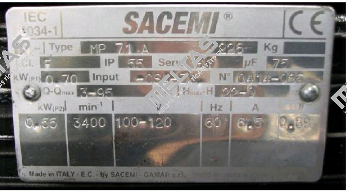 MP71A (OEM) Sacemi