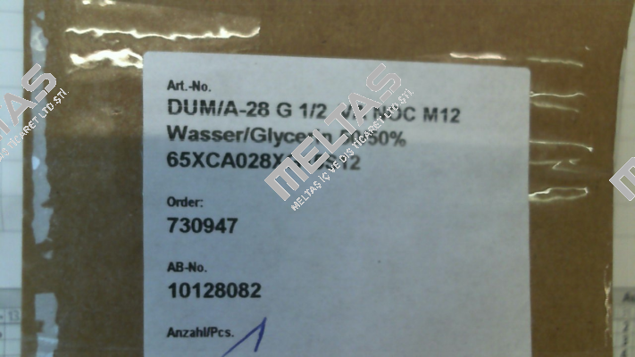 DUM/A-28 G 1/2" (65XCA028XG15S12 ) Meister