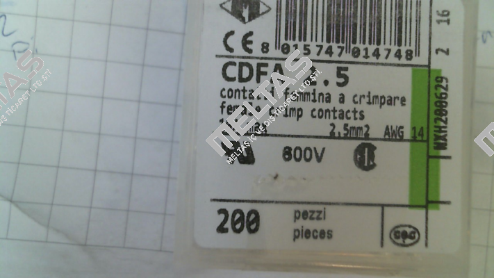 CDFA 2.5 (pack x200) Ilme
