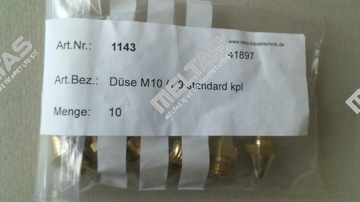 P/N: 001143, Type: M10 /1.9 Reka