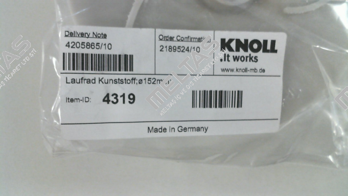 TG 40 / 4319 KNOLL