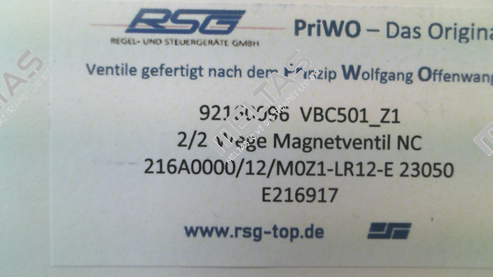 VBC 501 12mm OFFENWANGER