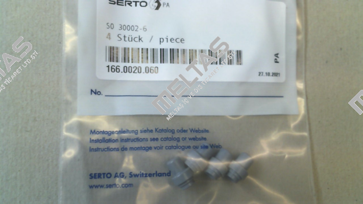166.0020.060 / SO 30002-6 Serto