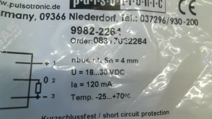 p/n: 08317822264, Type: KJ4-M12MN50-DPS-V1 Pulsotronic
