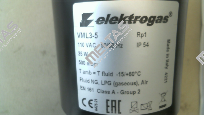 VML3-5 (110 V AC) Elektrogas