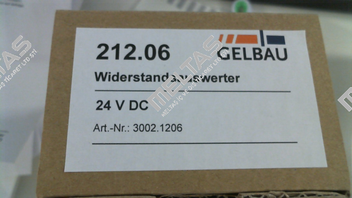 212.06 (Art. No.  3002.1206) Gelbau