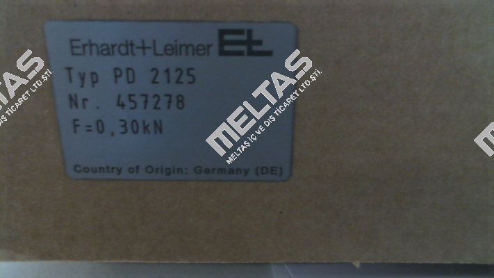 00457278 / PD 2125 Erhardt Leimer