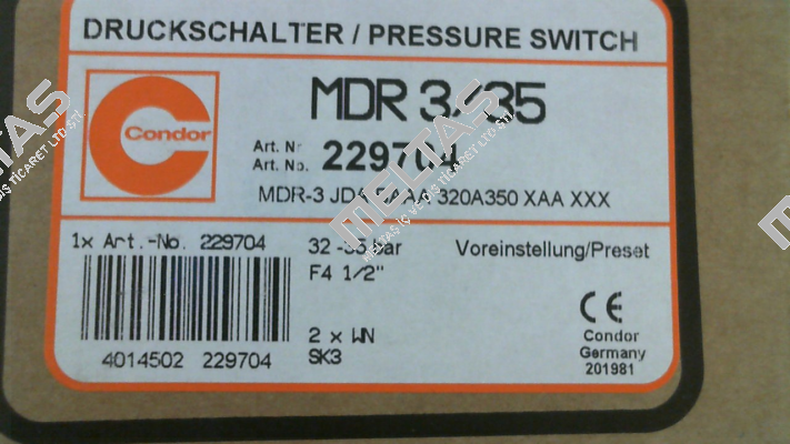 229704 MDR 3/35 Condor
