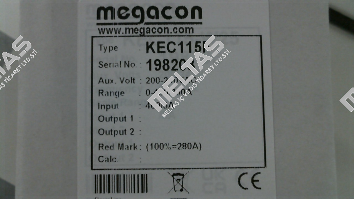 KEC115F - 200-240V Megacon