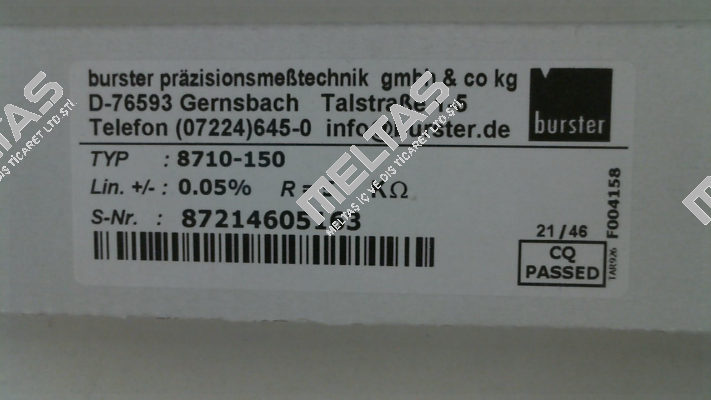 8710-150 Burster