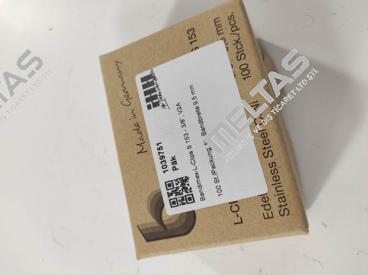 S 153 (pack x100) Bandimex