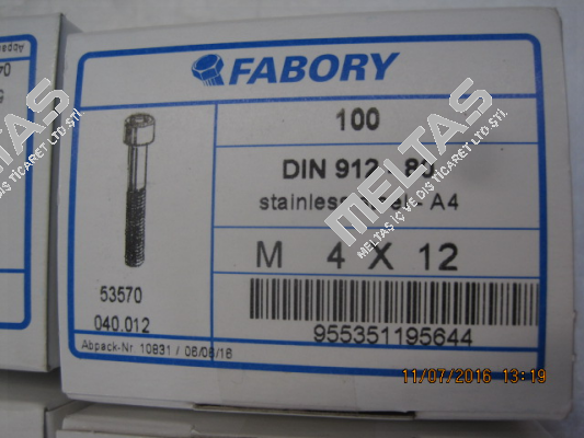 53570040012 Fabory
