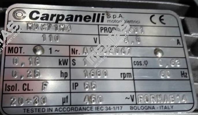 Typ MDC71a4 (MDC71M4)  Carpanelli