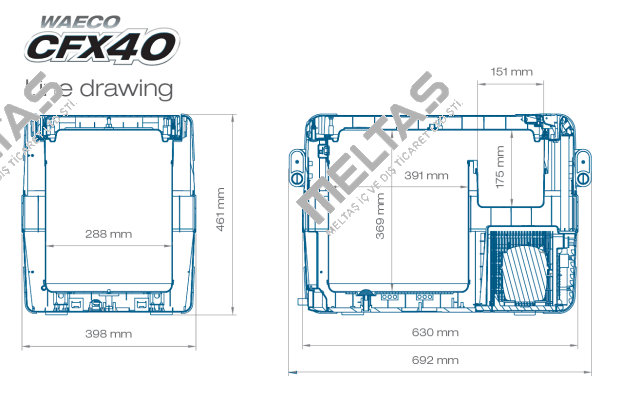P/N: 9105304048 Type: CFX 40  Waeco