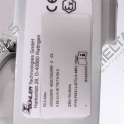 4261722299000 / P2.2 Atex II 2G Ex h IIC T3/T4 Gb X Bühler Technologies