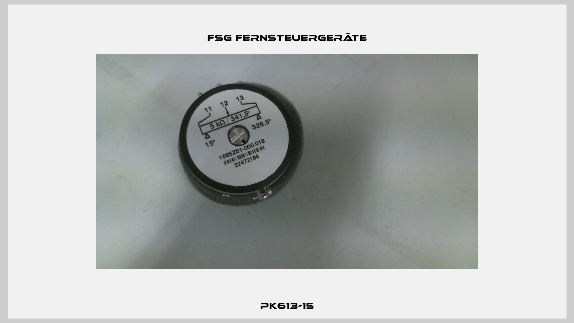 Pk613-15 FSG Fernsteuergeräte