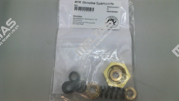 Gasket kit for MV 5291-P (17092402/010) RTK Regeltechnik